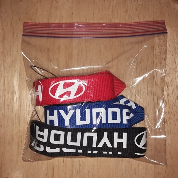 F2. Car Keys Holder Brand Hyundai Detachable Neck Strap Bundle Lanyards (3pcs) - Picture 11 of 11